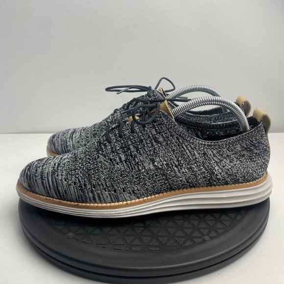 Cole Haan OriginalGrand Mens Size 8.5 C30234 Grey Wingtip Oxford Casual Shoes